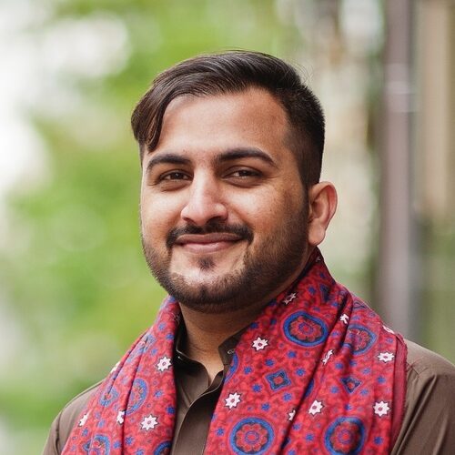 Pakistani pathan man wear traditional clothes.