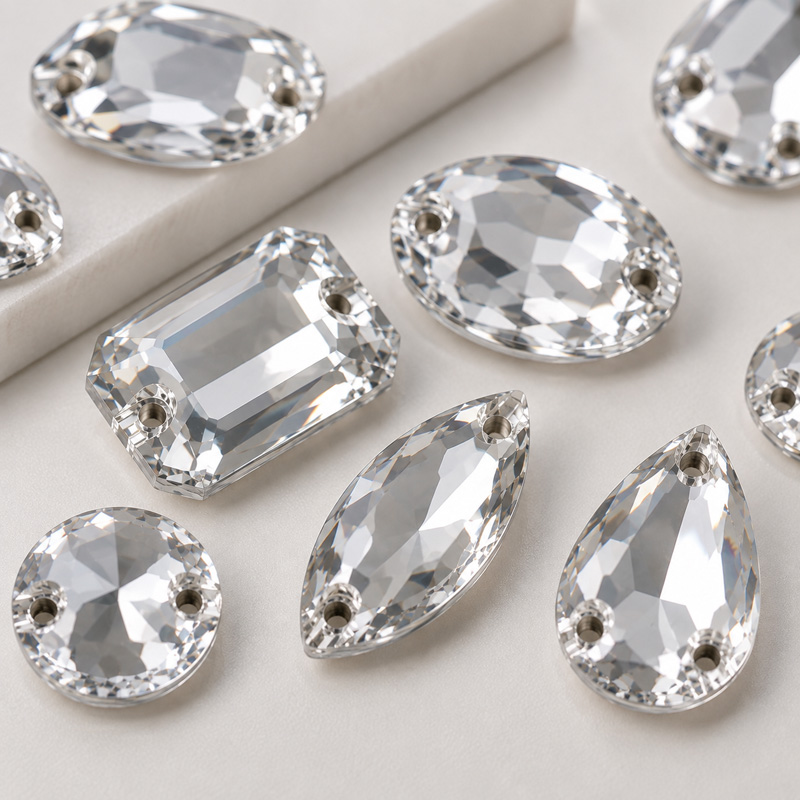 K5 normal sew-on glass rhinestones